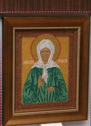 Икона "матрона московская" ручная работа Москва