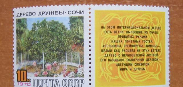 1970г Дерево дружбы (с. 3668) xx Москва