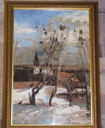 Картины вышитые крестом Москва