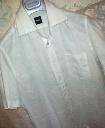 Сорочка Hugo Boss, лён 100 Москва