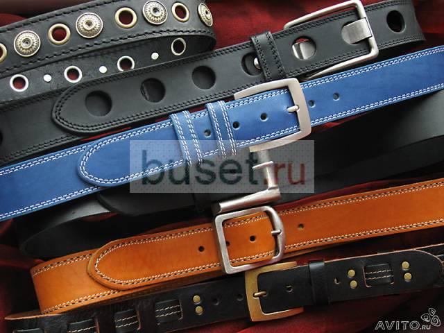 Брючный ремень из натуральной кожи Москва