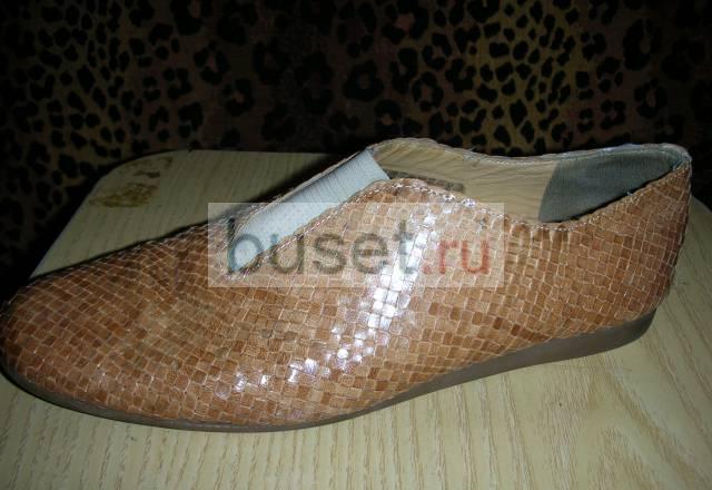 Туфли из плетенной нат.кожи испания Москва
