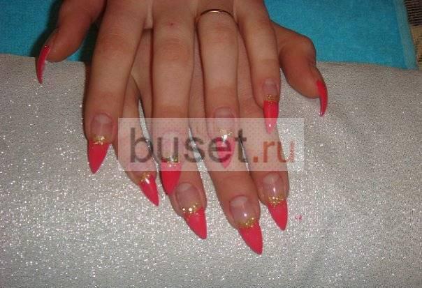 Качественное наращивание ногтей акрил гель Москва