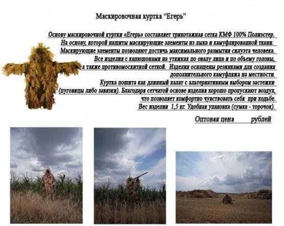 Маскировочные костюмы Москва