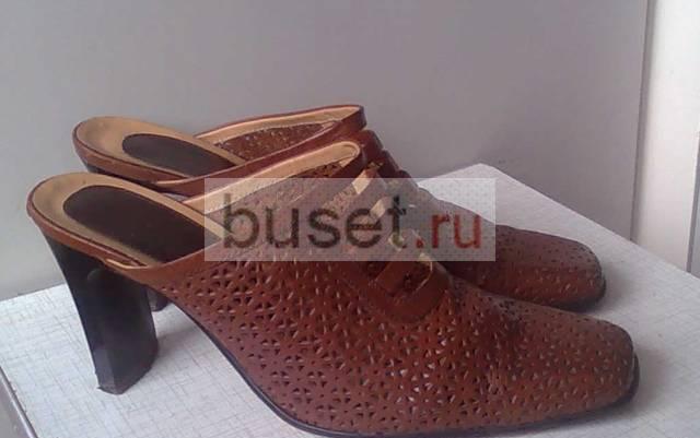 Сабо кожаные Москва