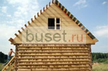 Срубы домов, бань из окоренного бревна Санкт-Петербург