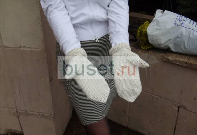 Варежки "Букет роз" Волгоград