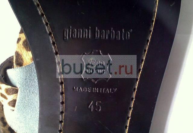 Gianni barbato сандалии новые муж. продаю р. 45 Москва