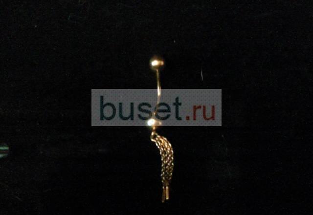 Золотая серьга для пирсинга Санкт-Петербург