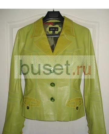 Женский пиджак из кожи Москва