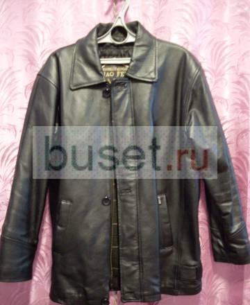 Куртка коженая мужская цвет чёрный новая Иваново