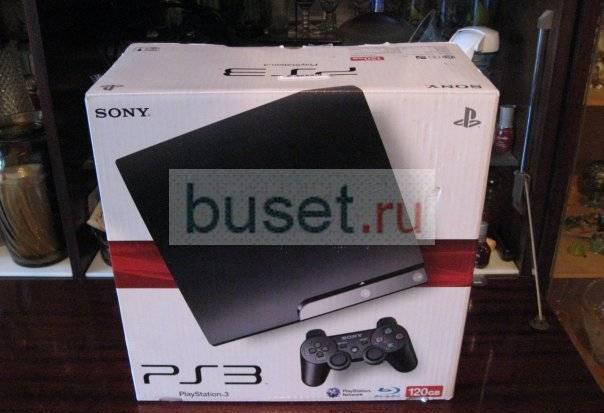 Sony Playstation 3 (PS3) (120GB) Slim Black Rus Москва