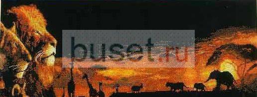 Вышитая картина"Сафари" Москва