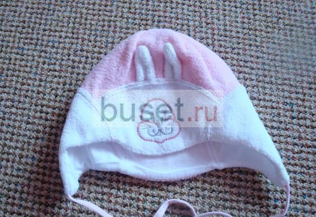 Шапка на весну для девочки 6-9 месяцев Москва