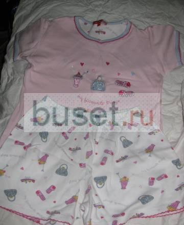 Пижамка летняя девочке 6-8 лет с шортами Санкт-Петербург