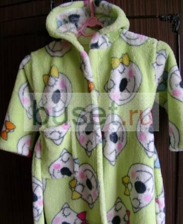Флисовый халатик + пижама на 2-3,5г Москва