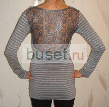 Туника с длинным рукавом и кружевной спиной Санкт-Петербург
