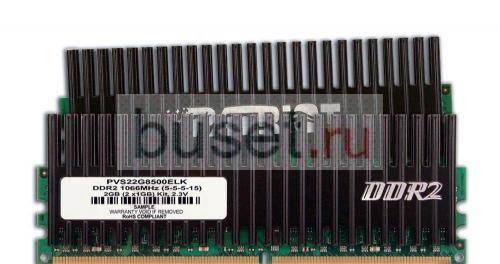 DDR2 Patriot 4G (2x2G) PC2-8500 (5-5-5-15) 1066MHz Санкт-Петербург
