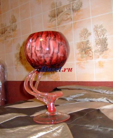 Подсвечник (цв.стекло) ("makora", Польша) Москва