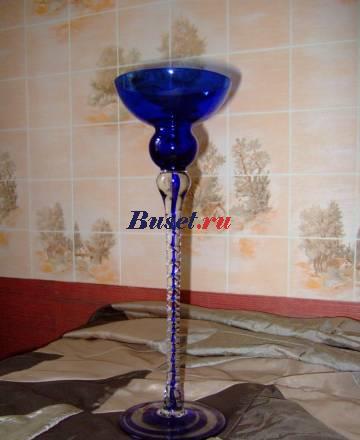 Подсвечник h35 - цв.стекло  (makora, Польша) Москва