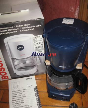Кофеварка Bosch tka 2725 с золотым фильтром Москва