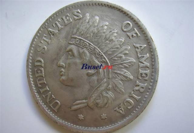 1 доллар 1851г. США Москва