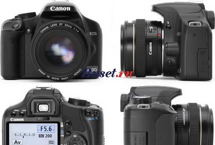 Зеркальная цифровая фотокамера  Canon EOS 450D Kit Москва