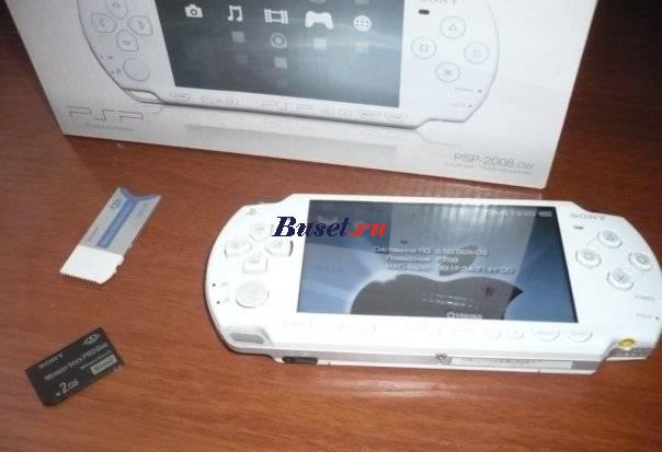 Sony PSP 2008 белая,прошита,карта 2 гб,игры Санкт-Петербург