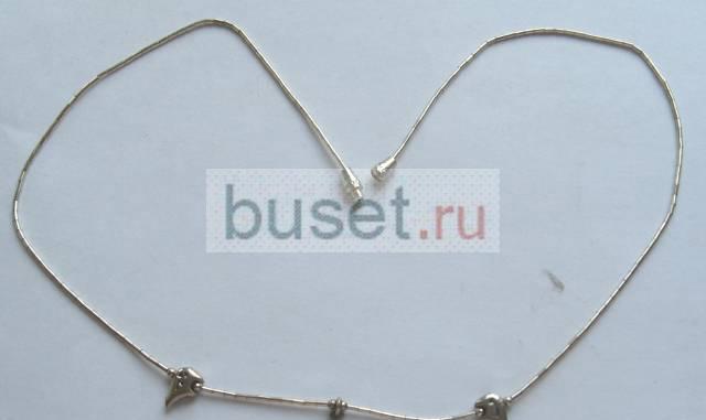 Серебро Тоненькое ожерелье Москва