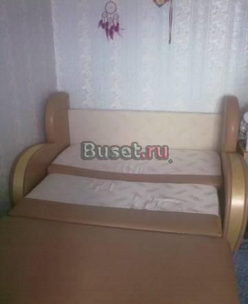 Продам диван кож.зам.бежевыйотл.сост Санкт-Петербург