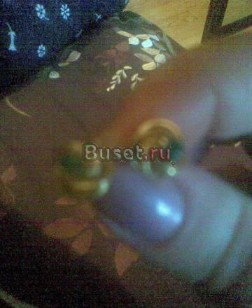 Серьги с сапфирами  750 пр Москва