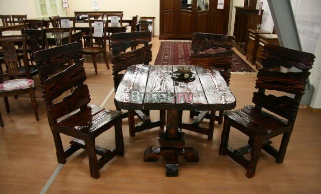 Старославянская состаренная мебель ручной работы Москва