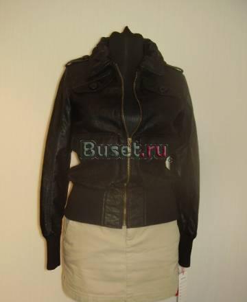 Куртка  кожаная женская  XS-S (40-42) новая Москва