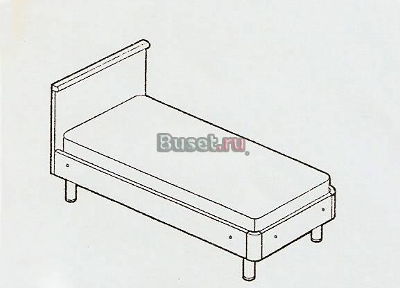 Кровать односпальная, "Шатура", без матраса Москва