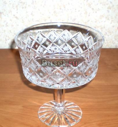 Хрустальная конфетница СССР Москва