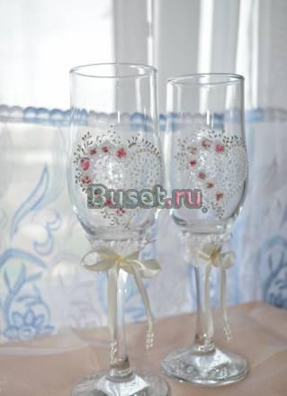 Бокалы для новобрачных Хабаровск