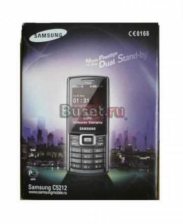 Samsung C5212 Duos (PCT, новый) Черный Москва
