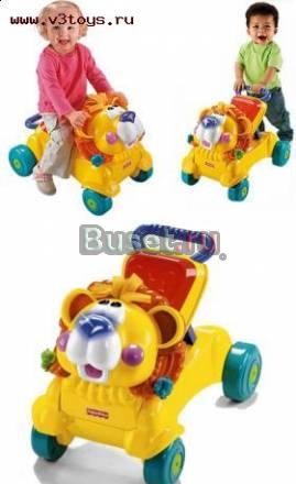 Fisher Price Каталка "Лев" с 9 мес Москва