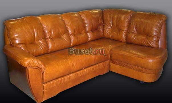 Диван "Марсель" угловой в коже италия Москва