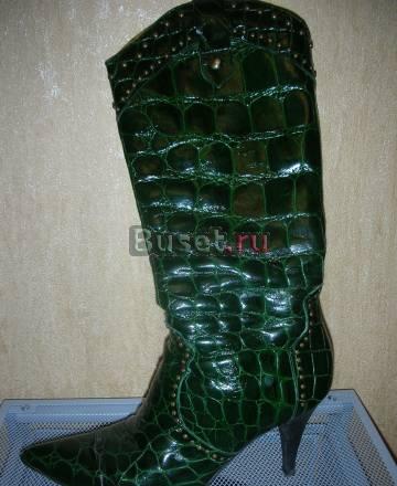 Сапоги из кожи крокодила испания Москва