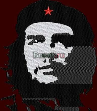 Вышитое изображение Че Гевары Москва