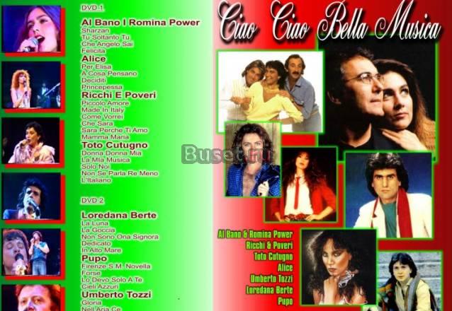 CIAO CIAO BELLA  MUSICA  "2 DVD Italia Video Coll" Москва