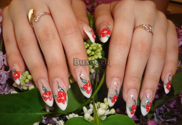 Красота дамских пальчиков под гелем Москва