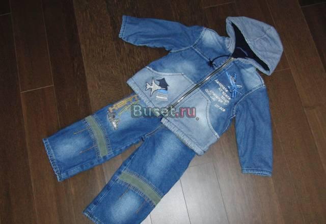 Комплект джинсовый на мальчика 2-3г Санкт-Петербург