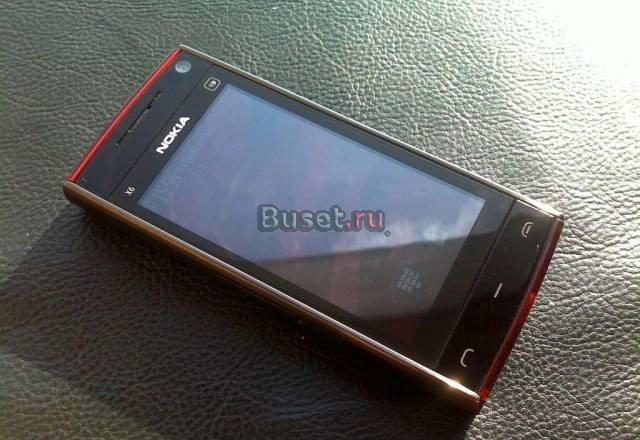 Nokia X6 Black Red. 32Gb. Ростест. Идеал Москва