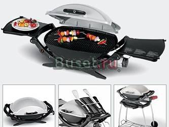 Weber Q - первый гибридный газовый гриль Москва