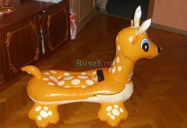 Резиновый круг  и игрушка олень Москва
