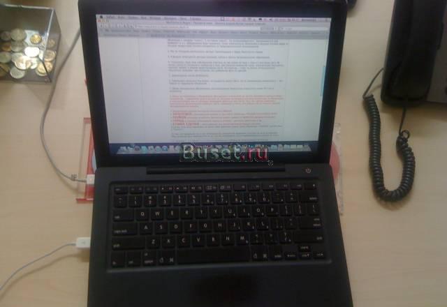 Apple MacBook (не про) черного цвета Москва