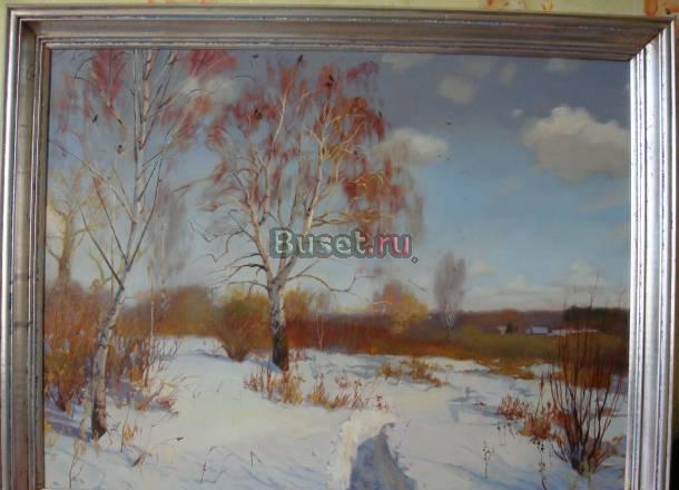 Картина маслом "Скоро весна" Москва