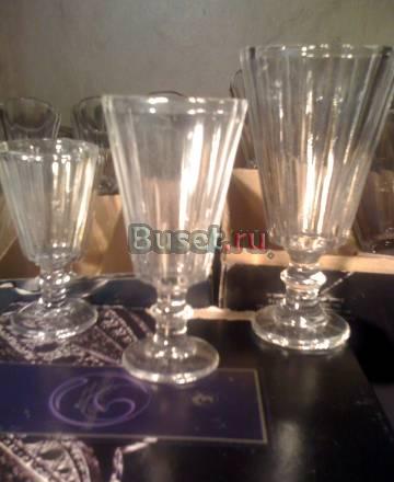 Новые хрустальные рюмки ( лафитники ) Москва